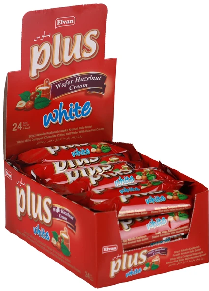 Plus Beyaz Gofret 13 Gr. 24lü (1 Paket) ürün görseli