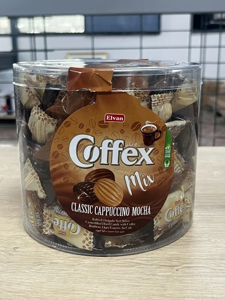 Coffex Mix (Kahve-Cappuccino-Mocha) 1000 Gr. (1 Silindir Kutu) - 5