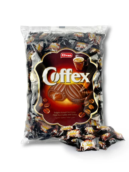 Coffex Kahveli Şeker 1000 Gr. (1 Poşet)