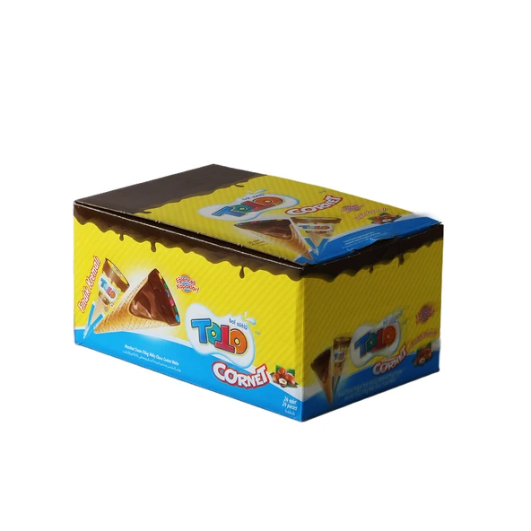 Toto Cornet Gofret Fındıklı 25 Gr. 24lü (1 Kutu) - Resim 4