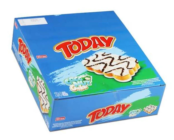 Today Coconut Cake Hindistan Cevizli 40 Gr. 24 Adet (1 Kutu) - 3