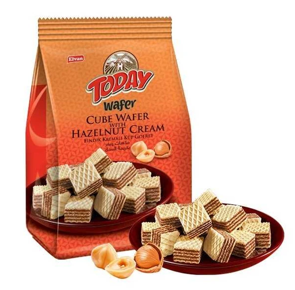 Today Küp Gofret Fındıklı 200Gr. (1 Paket)