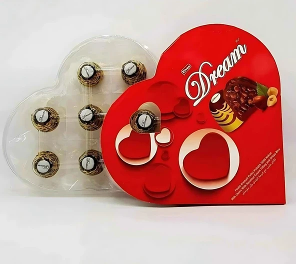 Elvan Dream Fındıklı Çikolata 124 Gr. (1 Kalp Kutu) - 2