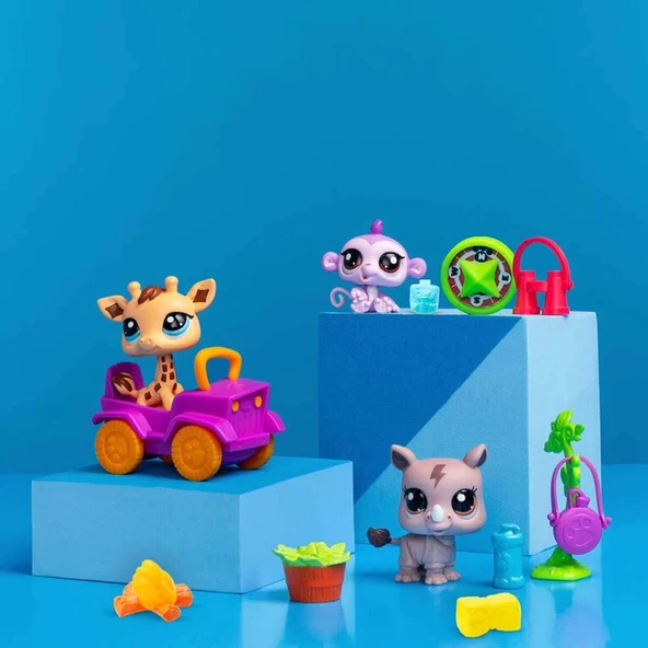 Littlest Pet Shop Minişler Safari Oyun Seti S1 - 3