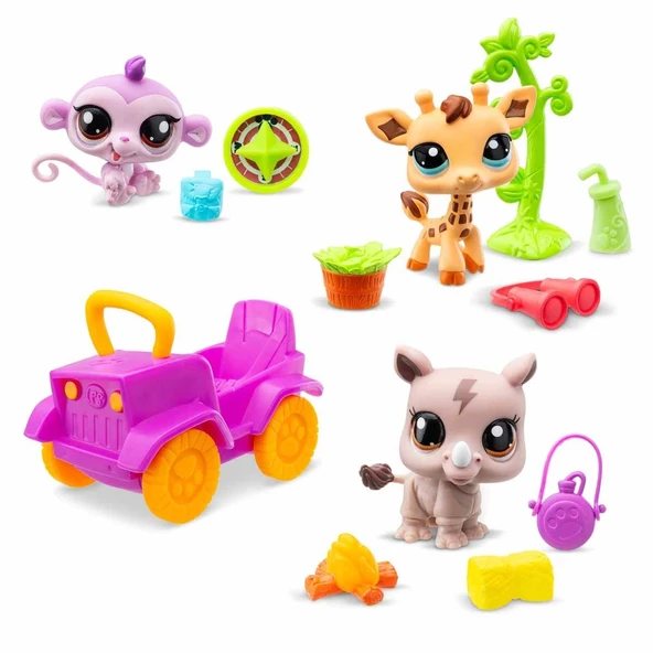 Littlest Pet Shop Minişler Safari Oyun Seti S1 - 2
