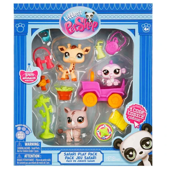 Littlest Pet Shop Minişler Safari Oyun Seti S1 - 5