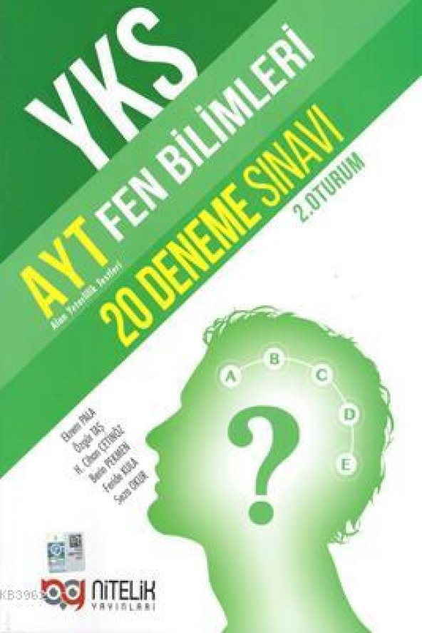 Nitelik Yayınları Yks Ayt Fen Bilimleri 20 Deneme Sınavı