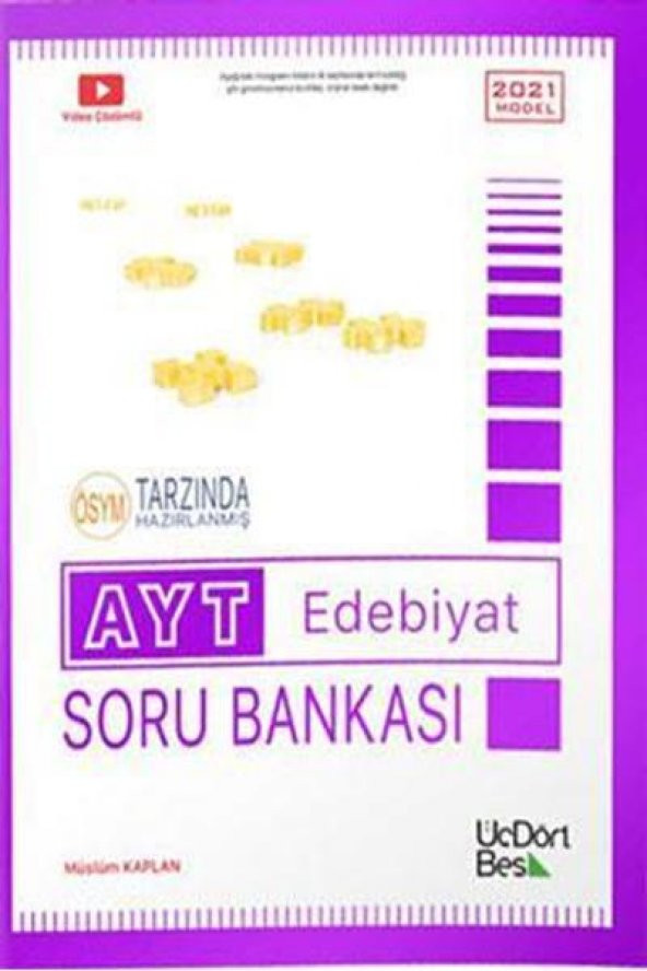 AYT EDEBİYAT SORU BANKASI - ÜÇDÖRTBEŞ YAYINLARI