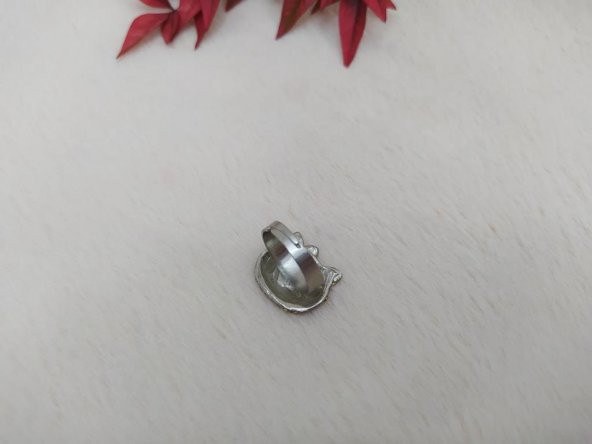 Bayan Yüzük Kedi Figürlü Swaroski Renkli Taşlı Ayarlanabilir - 2