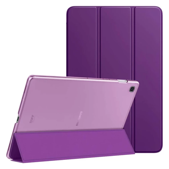 Samsung Galaxy Tab A7 T500/T505/T507 Standlı Smart Cover Tablet Kılıf - 6
