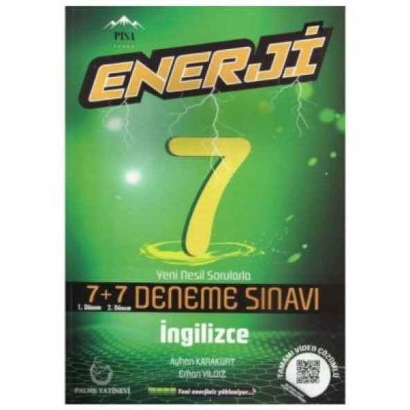 Palme 7.sınıf Enerji İngilizce 7+7 Deneme *yeni*