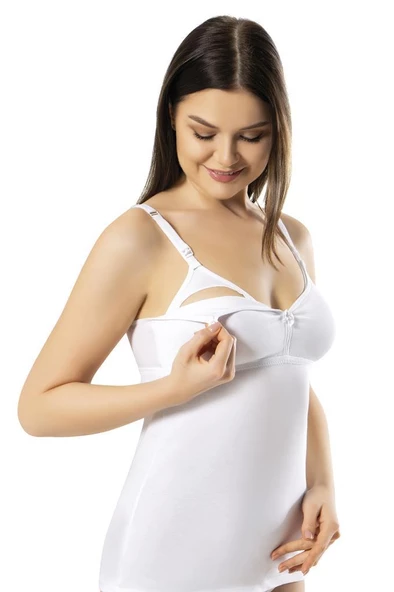 Modinn Bayan Lohusa Emzirme Atleti Pamuklu 8030 - 2