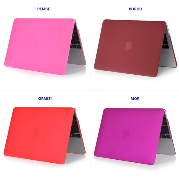 Macbook Pro Kılıf 13 inç Mat Kılıf (Eski HDMI'lı Model 2012-2015) A1425 A1502 ile Uyumlu - 5