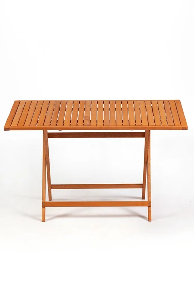 4+1 Minderli Balkon Bahçe Mutfak Bistro Set Katlanır Masa-sandalye 120x70 - 4