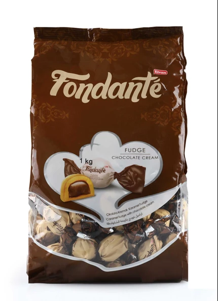Fondante Fudge Çikolata Kremalı 1000 Gr. (1 Poşet) - Resim 2