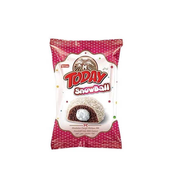 Today Snowball Hindistan Cevizli Kek 35 Gr. 24 Adet (1 Kutu) - 4