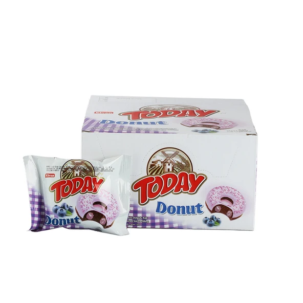 TODAY Donut Kek Yabanmersinli 35Gr. 24 Adet (1 Kutu) - 5
