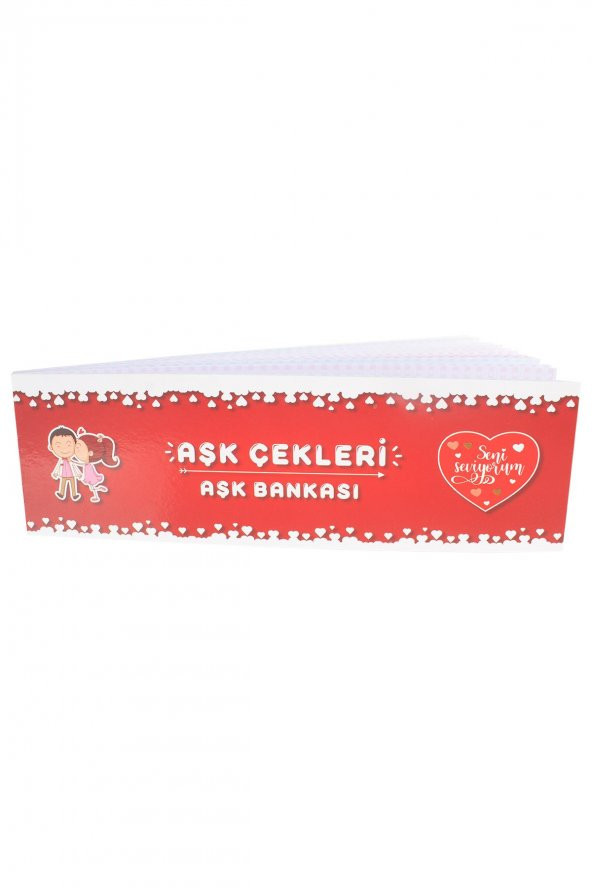 Sevgililer Günü Hediyesi Sevgiliye Söz Veriyorum Çek Karnesi