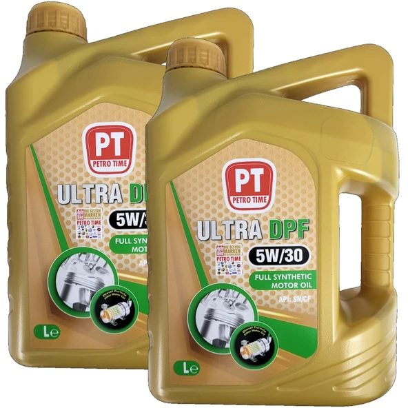 Petro Time Ultra Dpf 5W-30 Tam Sentetik Motor Yağı 2 x 4 Litre