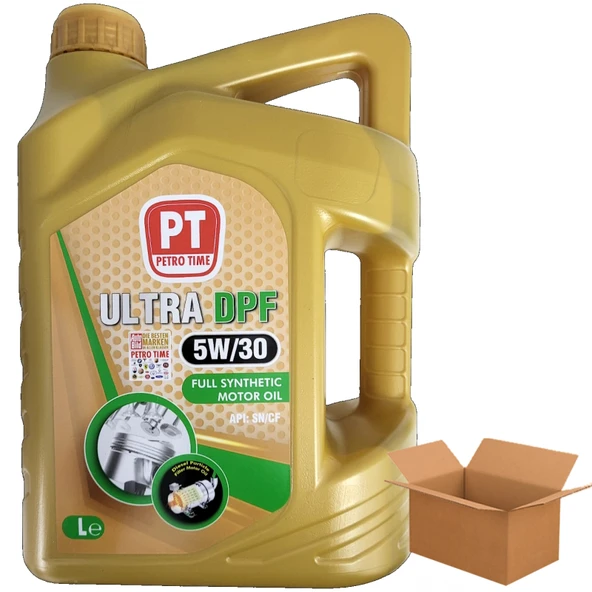Petro Time Ultra Dpf 5W-30 Tam Sentetik Motor Yağı 4 x 4 Litre