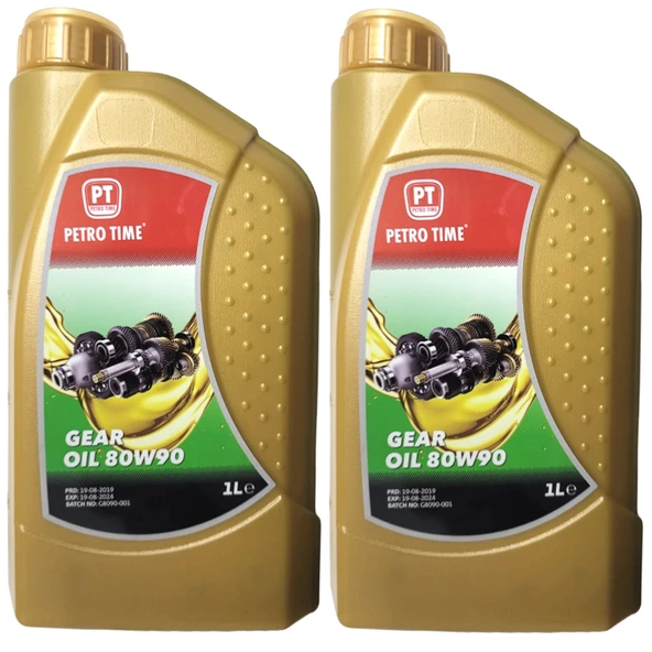 Petro Time 80W-90 Diferansiyel ve Şanzıman Dişli Yağı 2 X 1 Litre