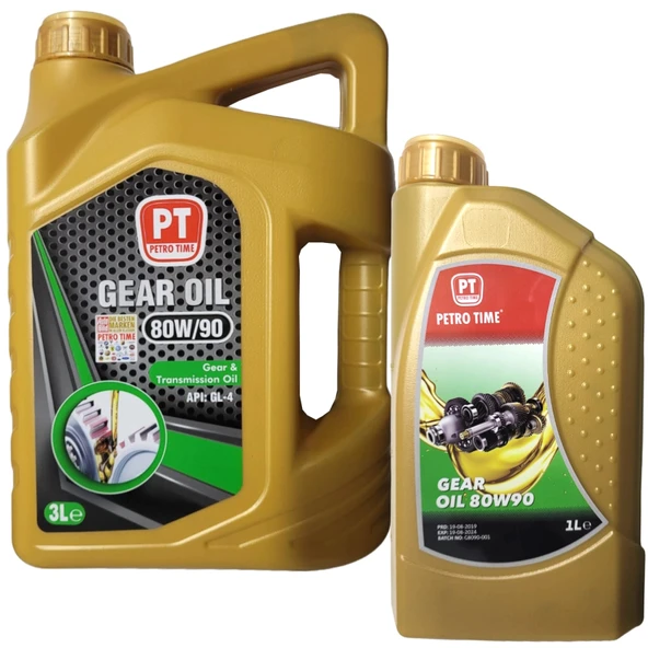 Petro Time 80W-90 Diferansiyel ve Şanzıman Dişli Yağı 3 + 1 L (Toplam 4 Litre)