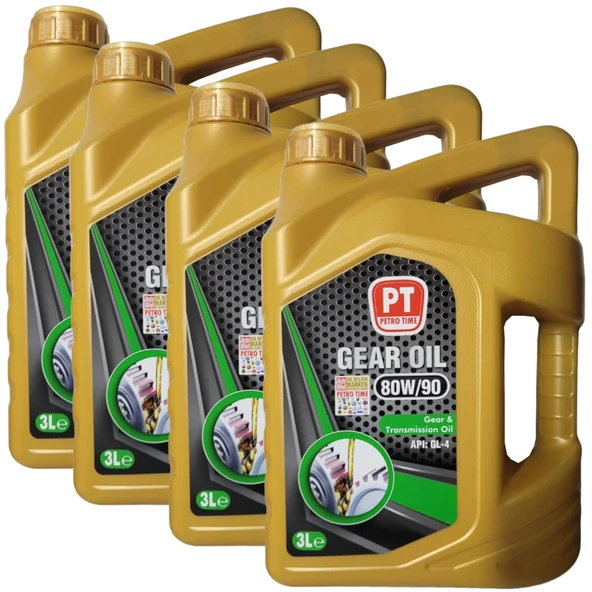 Petro Time 80W-90 Diferansiyel ve Şanzıman Dişli Yağı 4 X  Litre