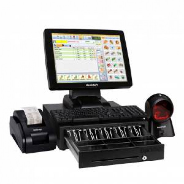 DemirSoft Market Mağaza Manav Hızlı Satış Sistemi Masaüstü Okuyucu Dokunmatik Ekran