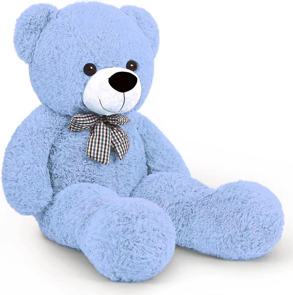 85 cm Papyonlu Sevimli Peluş Şaşkın Ayı - Sevgiliye Özel HEDİYE - 7