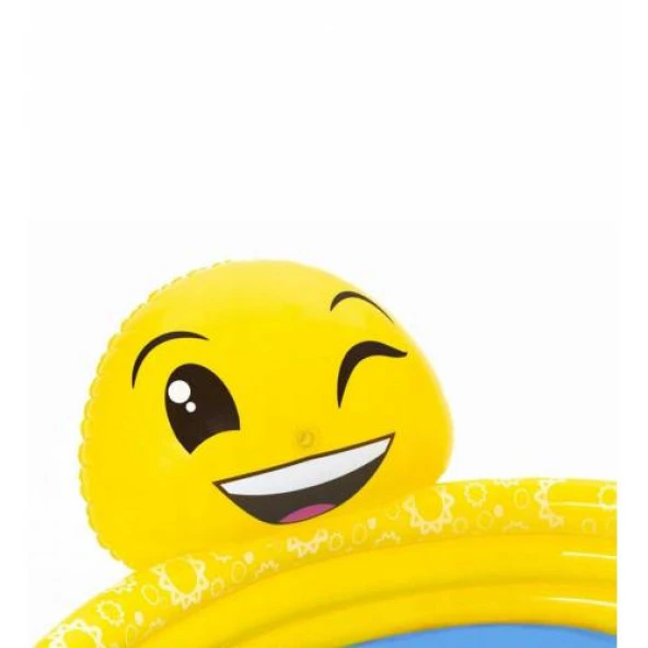 Bestway,53081, Emojı Temalı, Su Püstürken Şişme Havuz + 62008 Pompa - 5
