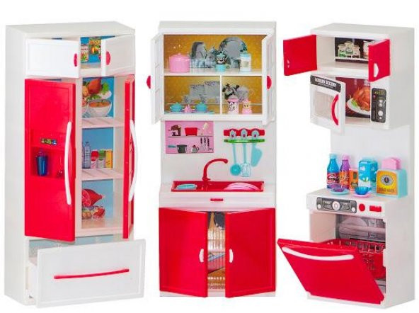 3lü Oyuncak Mutfak Seti Sesli Işıklı-My Happy Kitchen Mutfak - 7