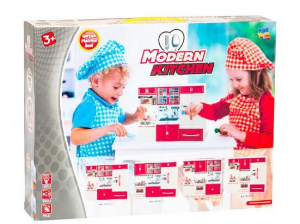 3lü Oyuncak Mutfak Seti Sesli Işıklı-My Happy Kitchen Mutfak - 8