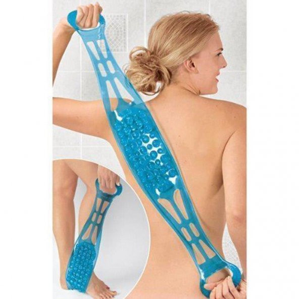 Çok Fonksiyonlu Çift Taraflı Silikon Vücut Temizleyici ve Masaj Aparatı - 4