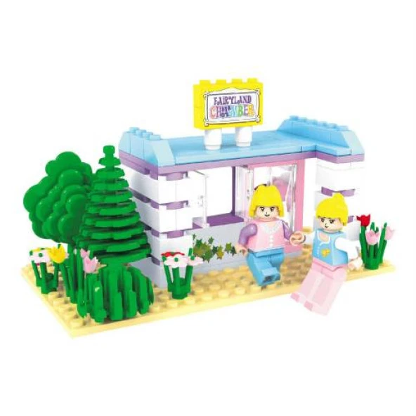 Ausini-Asya Brick 24413 Fairyland Serisi, Kamelyalı EV 110 Parça - 2
