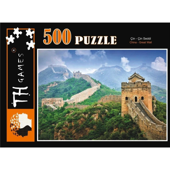500 Parça Kutulu Çin Seddi Puzzle 48cm x 68cm