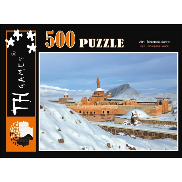 500 Parça Kutulu Ağrı İshakpaşa Sarayı  Puzzle 48cm x 68cm
