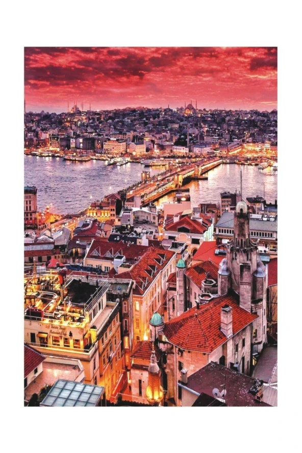 500 Parça Kutulu İstanbul Haliç Puzzle 48cm x 68cm - 2
