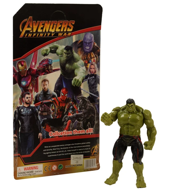 2019 Infiniti War, Union Legend Işıklı Avengers Hulk Figür-17cm