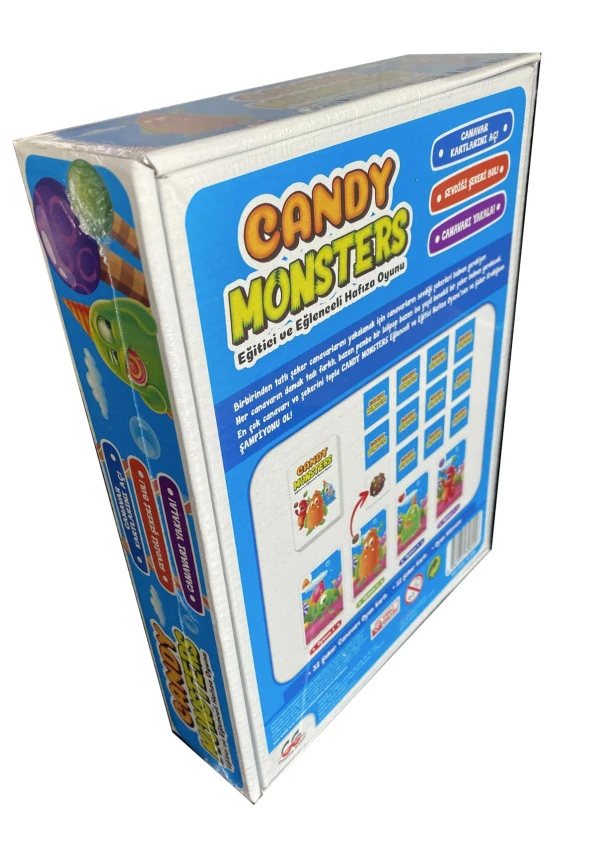 Candy Monsters Eğitici & Eğlenceli Hafıza Oyunu - 2
