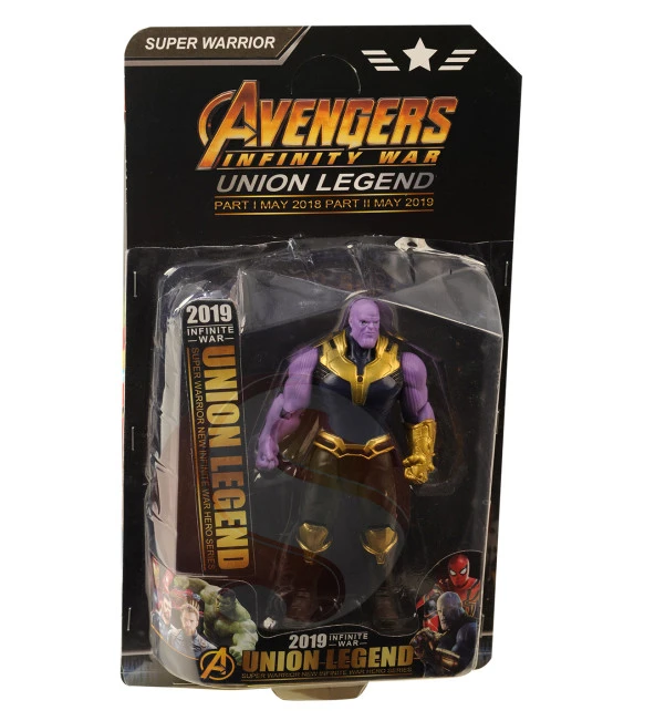 2019 Infiniti War, Union Legend Işıklı Avengers Thanos Figür-17cm - 4