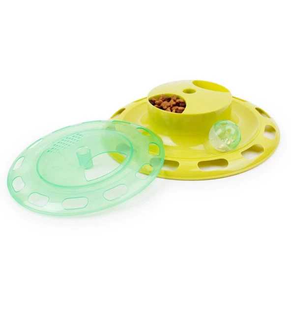 Ödüllü Kedi Mama Kabı - Cat Turntable - Eğlenceli Kedi Oyuncağı - 3