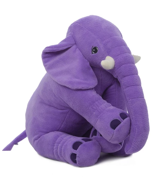 Uyku Arkadaşım Peluş Fil - Büyük Yumuşacık (75 cm)-Sevgiliye HEDİYE - 4