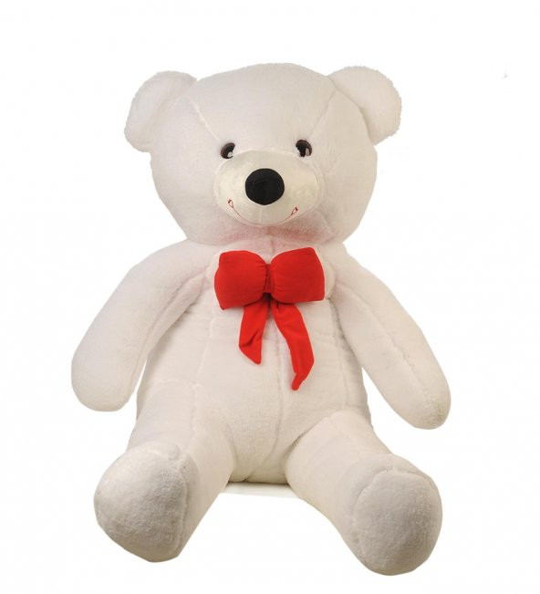 Sevgiliye Özel Hediye- Papyonlu 140 Cm Dev BOY Sevimli Peluş Koca Ayı - Özel Fiyat - 2