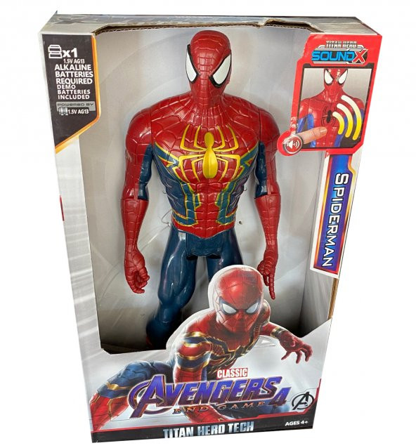 8818 Spiderman Işıklı & Sesli Aksiyon Figür Oyuncak - 4