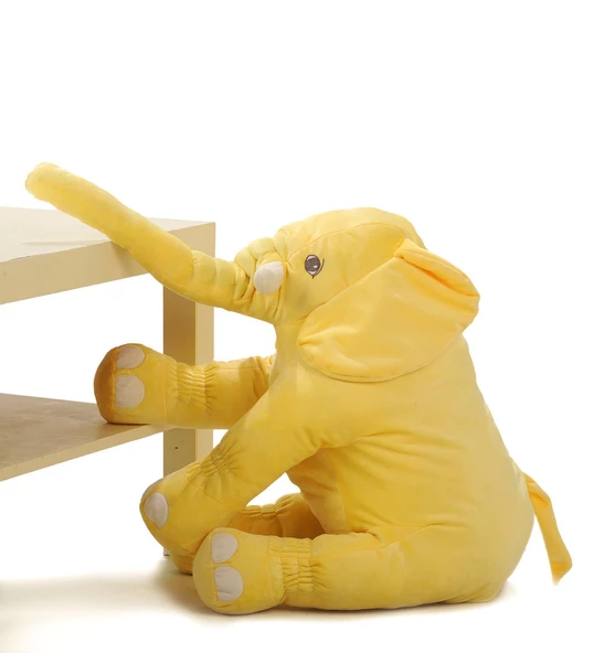 Uyku Arkadaşım Peluş Fil - Büyük Yumuşacık (75 cm)-Sevgiliye HEDİYE - 11