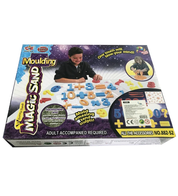 Magic Sand, Sayılar ve 4 İşlem Kinetik Oyun Kumu (882-52) - 3