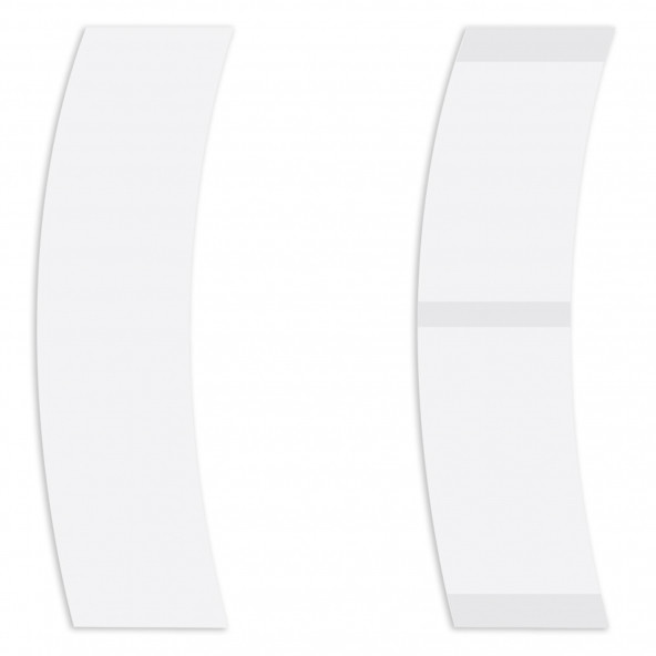 Walker Tape No-Shine Mini's Protez Saç Bandı Oval (Parlama Yapmaz) 3/4'' x 3'' (2,5cm x 7.5cm) 72 Adet - 3