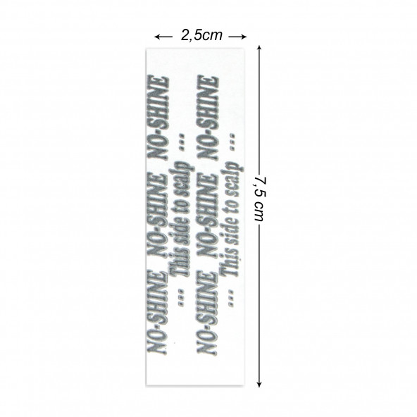 Walker Tape No-Shine Protez Saç Bandı Düz (Parlama Yapmaz) 1'' x 3'' (2,5cm x 7.5cm) 36 Adet - 3