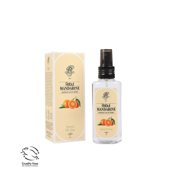 Rebul Mandarine 125 ml Spreyli Pet Şişe Kolonya
