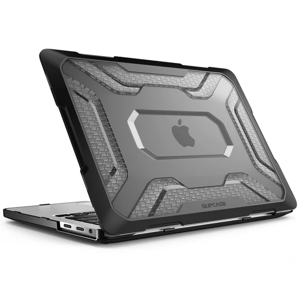 MacBook Air A1932 Kılıf 13 İnç 2018 2019 Touch ID Uyumlu Şeffaf Outdoor Darbe Emici Koruma - Resim 3